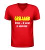 foto 4 Geslaagd ik ben er helemaal klaar mee v hals shirt grappig examen cadeau