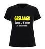 foto 7 Geslaagd ik ben er helemaal klaar mee v hals shirt grappig examen cadeau