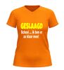 foto 9 Geslaagd ik ben er helemaal klaar mee v hals shirt grappig examen cadeau