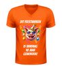 foto 3 Grappig 18 jaar v-hals shirt dit feestvarken is 18 geworden origineel cadeau