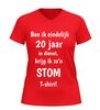 foto 10 Grappig 20 jaar werk jubileum shirt  V-hals t-shirt
