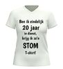foto 12 Grappig 20 jaar werk jubileum shirt  V-hals t-shirt