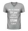 foto 5 Grappig 20 jaar werk jubileum shirt  V-hals t-shirt