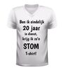 foto 6 Grappig 20 jaar werk jubileum shirt  V-hals t-shirt