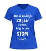 foto 8 Grappig 20 jaar werk jubileum shirt  V-hals t-shirt