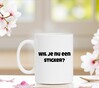foto 3 Grappige koffiemok Wil je nu een sticker?