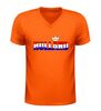 foto 3 Holland v hals shirt met kroon rood wit blauw print perfect voor EK en WK