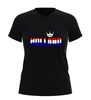 foto 7 Holland v hals shirt met kroon rood wit blauw print perfect voor EK en WK