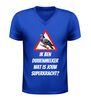 foto 2 Ik ben duivenmelker wat is jouw superkracht? v-hals t-shirt met duif grappig duivensport shirt