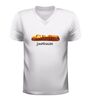 foto 6 Juunbuuze v-hals shirt met frikandel speciaal  zeeuws dialect t-shirt