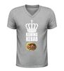 foto 5 Koning kebab heren v-neck shirt humoristisch t-shirt met streetfood print