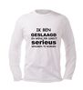 foto 4 Longsleeve ik ben geslaagd en wil per direct serieus genomen worden geslaagd shirt