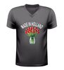 Made in Holland v-hals shirt met tulpen Nederlands design shirt