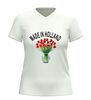 foto 12 Made in Holland v-hals shirt met tulpen Nederlands design shirt