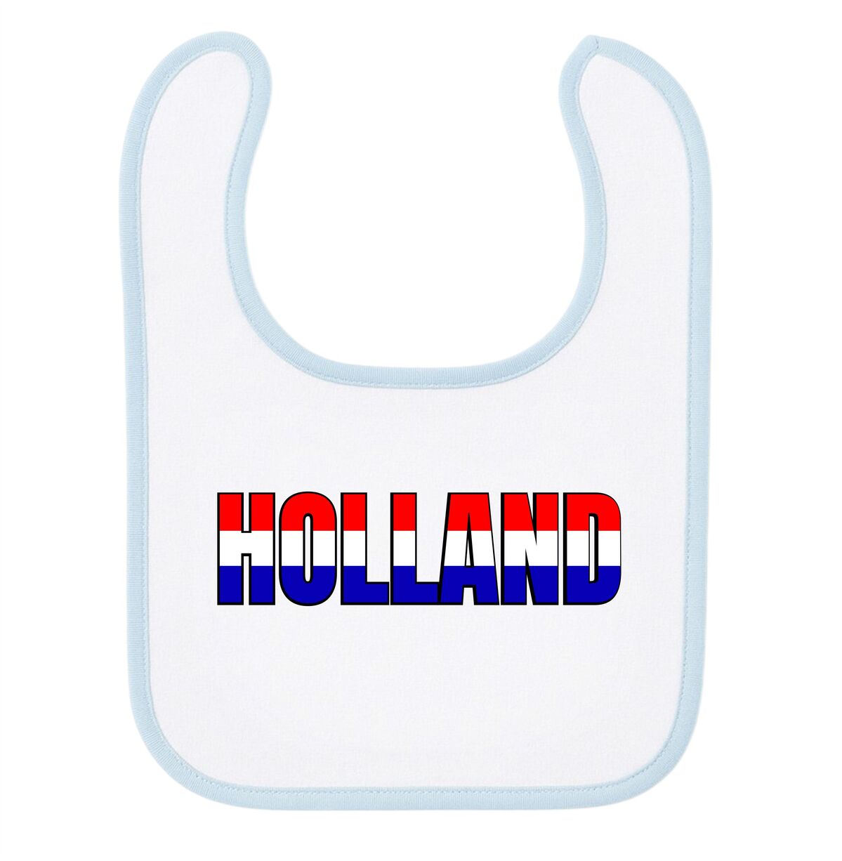 Nederland baby slabber Holland rood wit blauw print