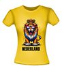 foto 16 Nederland leeuw t-shirt shirt met rood wit blauw opdruk voor EK WK  en koningsdag