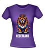 foto 4 Nederland leeuw t-shirt shirt met rood wit blauw opdruk voor EK WK  en koningsdag