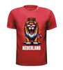 foto 7 Nederland leeuw t-shirt shirt met rood wit blauw opdruk voor EK WK  en koningsdag