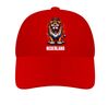foto 4 Nederland oranje leeuw cap pet met rood wit blauw opdruk voor EK WK en koningsdag