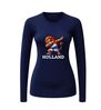 foto 7 Nederlandse oranje leeuw dab longsleeve shirt met dabbende leeuw in rood wit blauw tenue voor EK WK en koningsdag