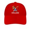 foto 4 Oranje EK WK cap leeuw met dab beweging voetbal supporter pet en koningsdag