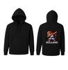 Oranje EK WK Hoodie unisex leeuw met dab beweging voetbal supporter & Koningsdag hoodie