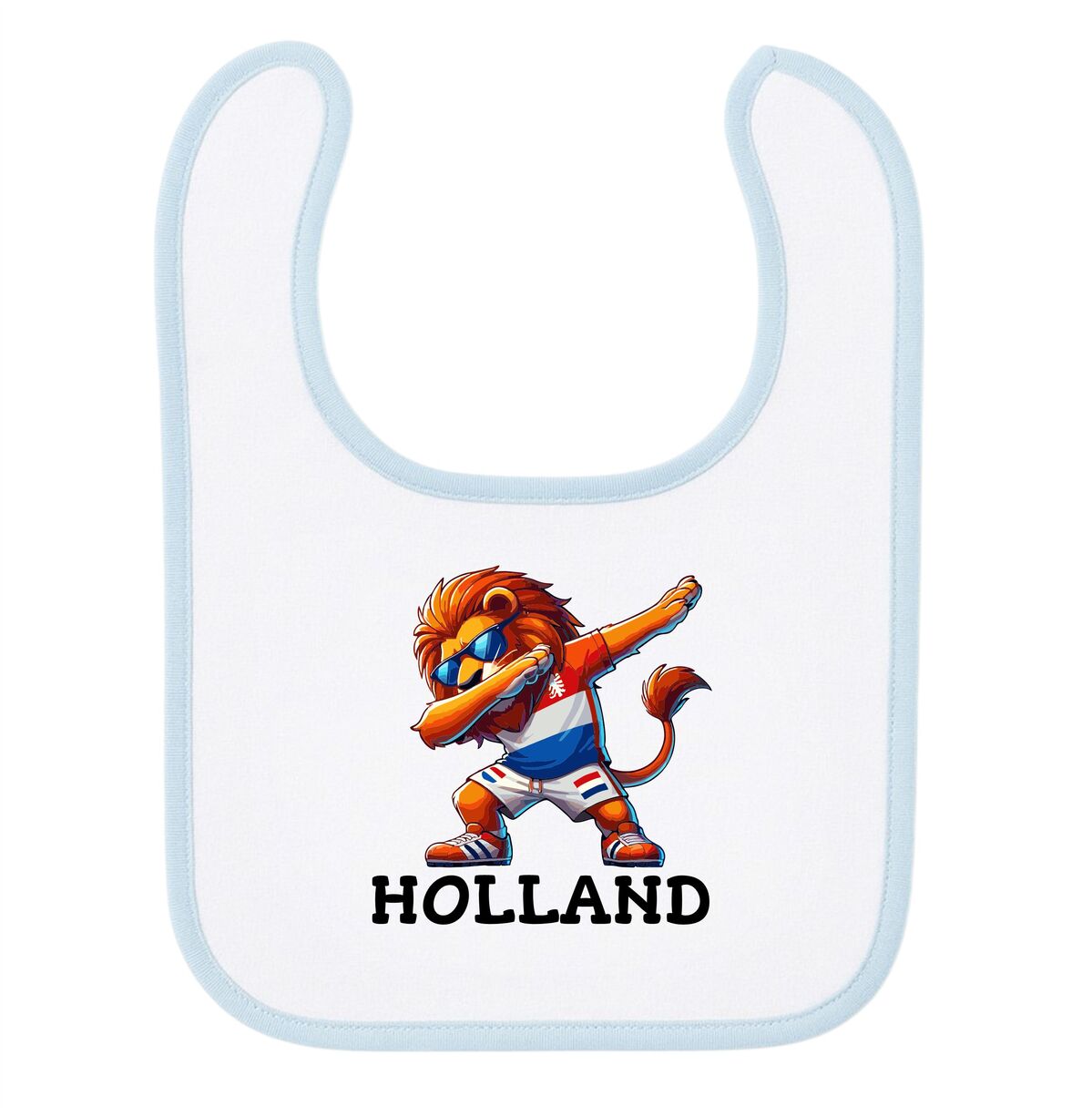 Oranje EK WK slabber leeuw met dab baby voetbal slab oranje supporte