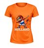 foto 14 Oranje EK WK sportshirt leeuw met dab voetbal supporter shirt oranje
