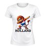 foto 18 Oranje EK WK sportshirt leeuw met dab voetbal supporter shirt oranje