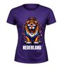 foto 12 Oranje sportshirt met leeuw en tekst Nederland rood wit blauw design voor ek wk koningsdag