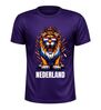 foto 3 Oranje sportshirt met leeuw en tekst Nederland rood wit blauw design voor ek wk koningsdag