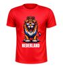foto 4 Oranje sportshirt met leeuw en tekst Nederland rood wit blauw design voor ek wk koningsdag