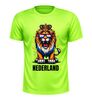 foto 8 Oranje sportshirt met leeuw en tekst Nederland rood wit blauw design voor ek wk koningsdag
