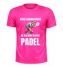 foto 6 Padel sport shirt heren never underestimate an old ,an playing padel sportief shirt