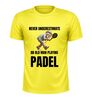 foto 7 Padel sport shirt heren never underestimate an old ,an playing padel sportief shirt