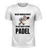 foto 9 Padel sport shirt heren never underestimate an old ,an playing padel sportief shirt
