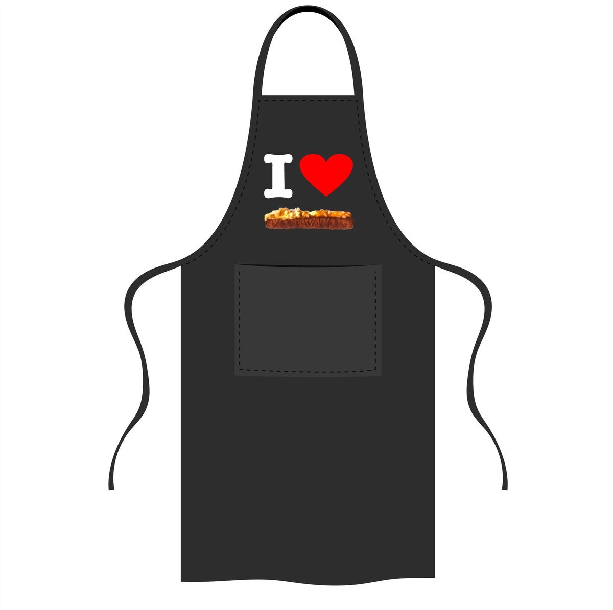 Schort i love frikandel speciaal grappig snack schort