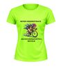 foto 8 Sport shirt never underestimate an old woman with a bicycle dames shirt