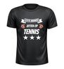 foto 1 Sport shirt tennis echte mannen zitten op tennis grappig heren t-Shirt