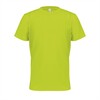 sport T-shirt voor kinderen neon yellow