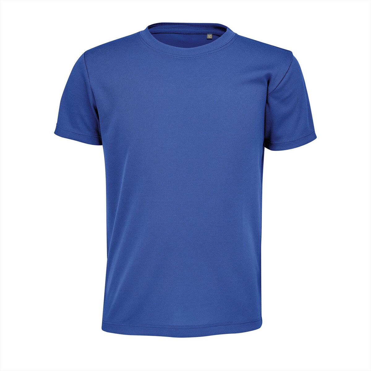 sport T-shirt voor kinderen royal blauw