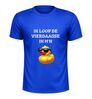 foto 2 Sportshirt vierdaagse  Ik loop de vierdaagse in mijn eentje met grappige eend