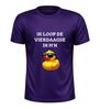 foto 3 Sportshirt vierdaagse  Ik loop de vierdaagse in mijn eentje met grappige eend