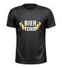 Team bier sportshirt grappig team shirt met 2 bierglazen perfect voor toernooien