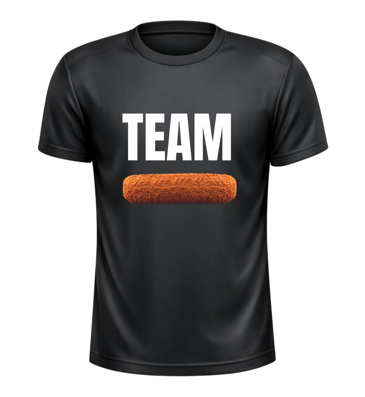 Team kroket shirt grappig teamshirt met kroket afbeelding perfect voor toernooien