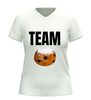 foto 12 Team oliebol v-hals t-shirt met oliebol afbeelding feestdagen special