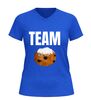 foto 8 Team oliebol v-hals t-shirt met oliebol afbeelding feestdagen special