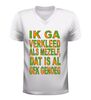 foto 6 V-hals carnaval shirt Kruikenstad Tilburg ik ga verkleed als mezelf dat is al gek genoeg