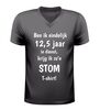 V-hals jubileum shirt 12,5 jaar in dienst grappig cadeau