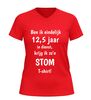 foto 10 V-hals jubileum shirt 12,5 jaar in dienst grappig cadeau